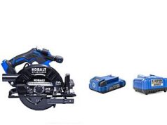 $129.00 – Kobalt 24V XTR Brushless Circular Saw Starter Kit w/ 2.0Ah Battery & 45W Charger $129 + Free Shipping (YMMV) kobalt 24v xtr brushless product image