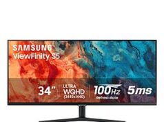 $199.99 – 34″ Samsung ViewFinity S50GC 100Hz 1440p FreeSync HDR10 Monitor + Free Shipping Samsung ViewFinity S50GC 100Hz 1440p FreeSync HDR10 Monitor