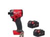 $199.00 – Milwaukee M18 FUEL 18V Lithium-Ion Brushless Cordless 1/4 in. Hex Impact Driver w/ (2) M18 5.0 Ah Batteries $199 Milwaukee M18 FUEL Impact Driver with two batteries