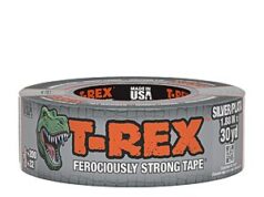 $6.99 – 1.88″ x 30-yd T-Rex Tape Heavy Duty Duct Tape (Gunmetal Gray) – + Free Shipping w/ Prime or on $35+ 188 30yd trex tape product image