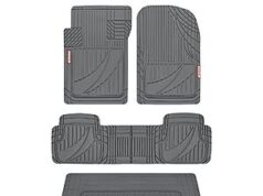$26.58 – Motor Trend FlexTough Rubber Car Floor Mats & Cargo Liner Full Set (Gray) – + Free Shipping w/ Prime or on $35+ Motor Trend FlexTough Rubber Car Floor Mats & Cargo Liner Full Set in gray