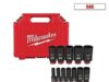 $49.97 – Milwaukee SHOCKWAVE 3/8 in. Drive Deep Well 6 Point Impact Socket Set (12-Piece) Milwaukee SHOCKWAVE 12-piece impact socket set on sale at Home Depot
