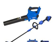 $109.00 – Kobalt Quiet Tech 24-volt Cordless Battery String Trimmer and Leaf Blower and Combo Kit 4 Ah (Battery Included) (Charger Included), $109, Lowe’s Kobalt Quiet Tech Cordless String Trimmer and Leaf Blower Combo Kit at Lowe's
