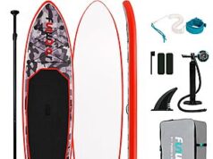 $79.97 – 11’6″ FunWater Inflatable Stand Up Paddle Board w/ Accessories (Various Colors) from + Free Shipping 116 funwater inflatable stand product image