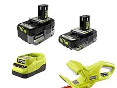 $99.00 – RYOBI ONE+ 18V HIGH PERFORMANCE Kit w/ 4.0 Ah Battery, 2.0 Ah Battery, Charger, & FREE ONE+ Cordless 18″ Hedge Trimmer $99 RYOBI ONE+ 18V High Performance Kit with free hedge trimmer
