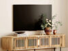 $128.99 – 70″ Ebern Designs Ventilated Fluted Modern Media Console/TV Stand (Natural) + Free Shipping ebern designs ventilated fluted product image