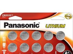 $6.99 – 10-Pk Panasonic CR2032 3V Lithium Coin Cell Batteries + Free Shipping w/ Prime or on $35+ Panasonic CR2032 Lithium Coin Cell Batteries pack