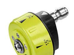 $6.99 – RYOBI 5-IN-1 Pressure Washer Nozzle. Factory Blemished. Free Shipping RYOBI 5-IN-1 Pressure Washer Nozzle factory blemished