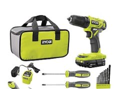 $39.88 – : RYOBI ONE+ 18V Cordless 3/8 in. Drill/Driver Kit with (1) 2.0 Ah Battery and Charger at HomeDepot RYOBI ONE+ 18V Cordless 3/8 in. Drill/Driver Kit