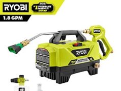 $139.00 – RYOBI 1.8 GPM Automotive High Flow Pressure Washer Kit with Foam Blaster 16 oz. Detergent Refill RYOBI 1.8 GPM Automotive High Flow Pressure Washer Kit with Foam Blaster
