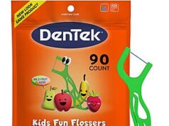 $1.48 – 90-Count DenTek Fun Flossers Kids Floss Picks (Wild Fruit Flavor) w/ S&S + Free Shipping w/ Prime or on $35+ 90-Count DenTek Fun Flossers Kids Floss Picks in wild fruit flavor