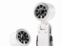 $8.99 – Diveblues 4000mAh USB-C Rechargeable Foldable Handheld Turbo Fan w/ 5 Speed Settings (2 Colors) diveblues 4000mah usbc rechargeable product image