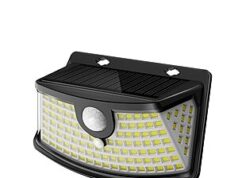 $4.99 – Aootek Solar Motion Sensor Light (Black, Daylight White, 1-Pack) – + Free Shipping w/ Prime or on $35+ Aootek Solar Motion Sensor Light in black and daylight white