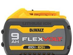 $119.99 – DEWALT FLEXVOLT 9.0 AH Battery, 20V / 60V MAX, DCB609 DEWALT FLEXVOLT 9.0 AH Battery in black