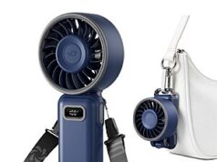 $10.70 – Diveblues 100-Speed Rechargeable Foldable Handheld Turbo Fan (Various) from + Free Shipping w/ Prime or on $35+ Diveblues 100-Speed Rechargeable Foldable Handheld Turbo Fan in Harbor Blue