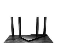 $60.00 – TP-Link AX1800 WiFi 6 Router (Archer AX21 V5) – Dual Band Wireless Internet, Gigabit, Easy Mesh, Works with Alexa TP-Link AX1800 WiFi 6 router (Archer AX21 V5)