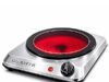 $17.17 – OVENTE 1000W Infrared Single Burner w/ 7″ Ceramic Glass Cooktop & 5 Temperature Settings (Silver) + Free Shipping w/ Prime or on $35+ OVENTE 1000W Infrared Single Burner on a kitchen counter
