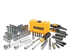 $64.49 – DEWALT Mechanics Tools Kit and Socket Set, 1/4″ & 3/8″, SAE, 108-Piece (DWMT73801) DEWALT DWMT73801 mechanics tool set on sale at Amazon
