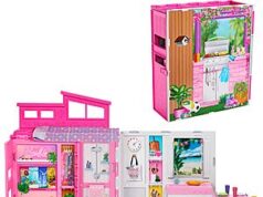 $15.00 – Barbie Getaway House Folding Playset w/ Chairs & Accessories $15 + Free Shipping w/ Walmart+ or on $35+ Barbie Getaway House Folding Playset with chairs and accessories