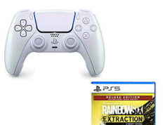 $59.00 – PlayStation DualSense Controller (Chroma Pearl) + Rainbow Six Extraction: Deluxe Edition (PS5) – $59 with Free Shipping PlayStation DualSense Chroma Pearl controller with Rainbow Six Extraction: Deluxe Edition PS5 game