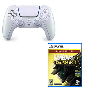 DualSense Chroma Pearl Controller + Rainbow Six Extraction Deal at Walmart PlayStation DualSense Chroma Pearl controller with Rainbow Six Extraction: Deluxe Edition PS5 game