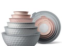 $21.49 – 12-Piece COOK WITH COLOR Plastic Mixing Bowls w/ Lids (Pink) – Lowest Price Ever at Amazon 12-Piece COOK WITH COLOR Plastic Mixing Bowls w/ Lids in pink