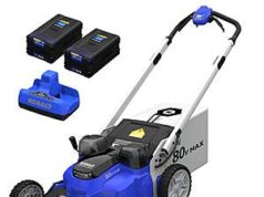 $509.00 – Kobalt 80-volt 25-in Self Propelled Battery Walk Mower with (2) 4 Ah Battery & Charger Included $509 + Free S&H at Lowe’s Kobalt 80-volt Self Propelled Battery Walk Mower in use
