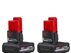 $108.00 – M12 12-Volt Lithium-Ion XC High Output 2-Pack Battery at Lowest Price — Deal of the Day on Milwaukee M12 12-Volt Lithium-Ion XC High Output 2-Pack Battery