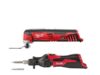 $109.00 – Milwaukee M12 12-Volt Lithium-Ion Cordless Oscillating Multi-Tool with M12 12-Volt Lithium-Ion Cordless Soldering Iron $109 Milwaukee M12 cordless oscillating multi-tool and soldering iron bundle