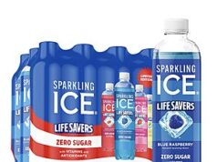 $11.40 – 12-Pack 17-Oz Sparkling Ice LIFE SAVERS Zero Sugar Flavored Sparkling Water (Variety Pack) w/ S&S + Free Shipping w/ Prime or on $35+ 12-Pack of 17-Oz Sparkling Ice LIFE SAVERS Zero Sugar Flavored Sparkling Water in a cardboard box