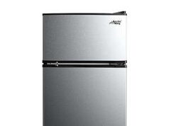 $138.00 – Arctic King 3.2 Cu Ft Two Door Mini Fridge w/ Freezer (Black, Stainless Steel) – Lowest Price Ever at Walmart Arctic King 3.2 Cu Ft Two Door Mini Fridge with Freezer in Black and Stainless Steel