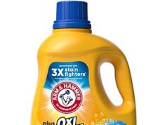 $6.31 – 96-Oz ARM & HAMMER Plus OxiClean Ultra Stain Fighters Liquid Laundry Detergent (Fresh Scent, 74 Loads) – w/ S&S + Free Shipping w/ Prime or on $35+ 96-Oz ARM & HAMMER Plus OxiClean Ultra Stain Fighters Liquid Laundry Detergent