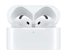 $99.00 – Apple AirPods 4 Wireless Earbuds with USB-C Charging Case, $99 at Walmart and Best Buy Apple AirPods 4 in white charging case