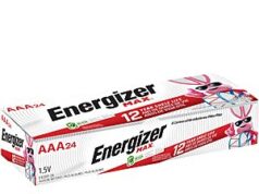 $8.24 – Energizer AAA Batteries, Max Triple A Max Battery Alkaline, 24 Count – After Coupon & S&S at Amazon Energizer AAA Max Triple A Max Battery pack