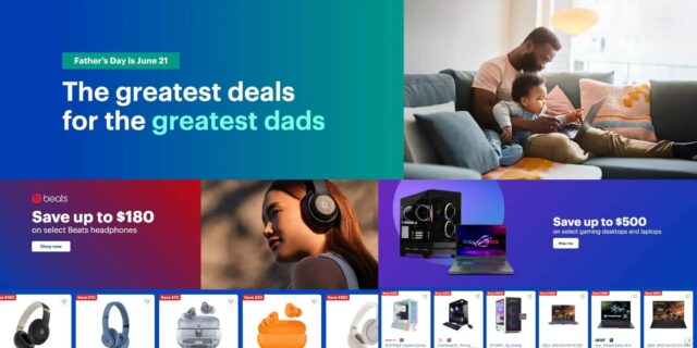 Beats headphones and Apple Watch on display during Best Buy's Father’s Day sale