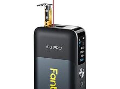 $49.99 – Fanttik A10 Pro 2-in-1 Digital Laser Tape Measure w/ 165′ Laser & 9.8′ Tape + Free Shipping w/ Prime or on $35+ Fanttik A10 Pro digital laser and tape measure in black