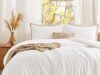 $18.99 – 3-Piece Bedsure Soft Prewashed Comforter Set (Queen Size, White or Gray) from + Free Shipping w/ Prime or on $35+ Bedsure 3-Piece Soft Prewashed Comforter Set in Queen Size, White