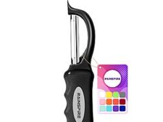 $2.98 – FS PRIME AMZ Rainspire Vegetable, Fruit, Potato Peeler for Kitchen, Sharp Stainless Steel Blades Dishwasher Safe Rainspire Vegetable, Fruit, Potato Peeler