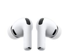 $169.00 – Apple AirPods Pro 3 Wireless Earbuds on Sale for Lowest Price Ever at Amazon Apple AirPods Pro 3 wireless noise cancelling earbuds in white