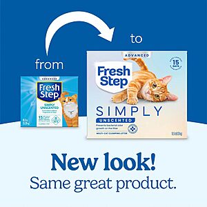 Amazon Fresh Step Cat Litter Deal Fresh Step Advanced Multi Cat Clumping Litter on Amazon Prime Deal