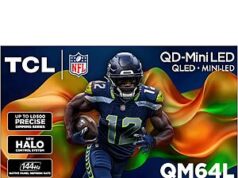 $529.99 – TCL 65″ QM64L Series 4K QD-Mini LED QLED 144Hz Smart Fire TV (65QM64L) on Sale for + Free Shipping TCL 65" QM64L Series 4K QD-Mini LED QLED TV
