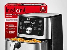 $69.99 – * | 6-Quart Instant Pot Vortex Plus 6-in-1 Air Fryer (Stainless Steel) at Amazon Instant Pot Vortex Plus Air Fryer in Stainless Steel