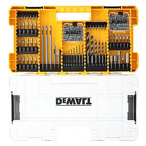 DEWALT TOUGH GRIP Screwdriver Bit Set Deal at Lowe's DEWALT TOUGH GRIP Screwdriver Bit Set with 120 pieces