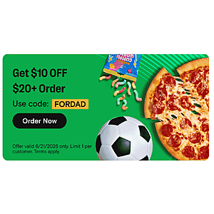 7-Eleven 7NOW App Deal - Save $10 with Code FORDAD 7-Eleven logo with text highlighting the offer: Save $10 on orders over $20 with code FORDAD