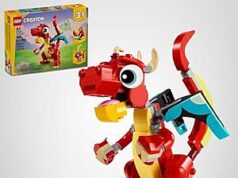 $6.99 – | 149-Piece LEGO Creator: 3 in 1 – Red Dragon (31145, 2024) at Amazon 149-Piece LEGO Creator: 3 in 1 - Red Dragon building toy