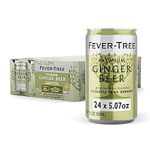 Fever-Tree Ginger Beer Deal on Amazon 24-pack of Fever-Tree Premium Ginger Beer Cans
