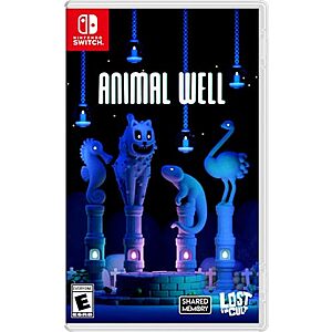Animal Well Nintendo Switch deal Animal Well Nintendo Switch game box art
