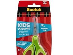 $2.00 – Scotch 5″ Kids Pointed Tip/Blunt Tip Scissors with Soft Touch – $1.99 at Amazon Scotch Kids Pointed Tip/Blunt Tip Scissors with Soft Touch