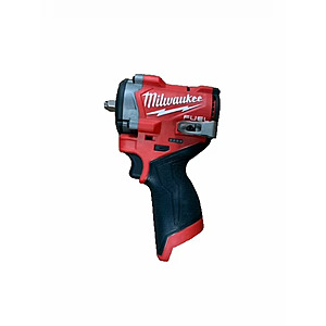 Milwaukee 2562-20 M12 Stubby Impact Wrench deal Milwaukee 2562-20 M12 Stubby Impact Wrench in red