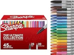 $20.00 – 45-Count Sharpie Ultimate Collection Permanent Markers (Fine & Ultra Fine Tip, Assorted Colors) on Sale for $19 w/ S&S + Free Shipping 45-Count Sharpie Ultimate Collection Permanent Markers in various colors